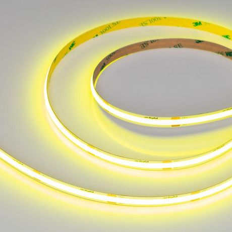 Лента светодиодная 8 Вт/м 24В Жёлто-зелёный IP20 480LED/м COB-X480-8mm CSP 5 м - 047737 Arlight