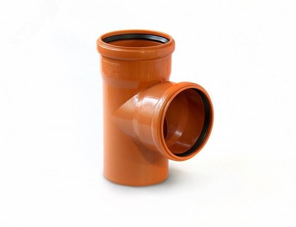 Тройник 200 87 град., для наружной канализации - PPH700202087 PRO AQUA