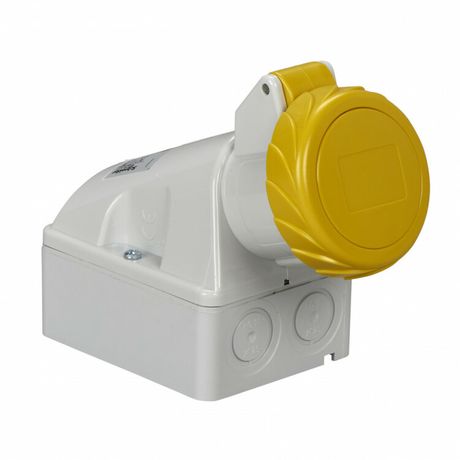 Розетка настенная 16А 3P-E 100-130В винт. IP67 SchE 83152 APC