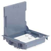 Коробка напольная 18м неукомпл. паркетное/ковр. покр. H75-105мм сер. Leg 089611 Legrand