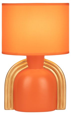 Настольная лампа Bella 7068-501 1 * Е14 40 Вт керамика оранжевая | Б0057263 Rivoli ЭРА