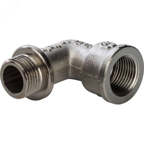 Угольник НВ 3/8' с упором, никелированный - RG008Q0QSSQFP9 STOUT SFT-0016-000038