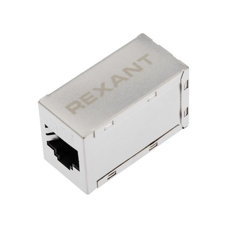 Адаптер проходной RJ-45 8P-8C FTP экранированный кат6 гнездо-гнездо, REXANT - 03-0109 MEET