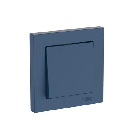 Выключатель 1-кл. AtlasDesign (сх. 1) 10AX быстрозажим. клем. в сборе аквамарин SE ATN001112S APC