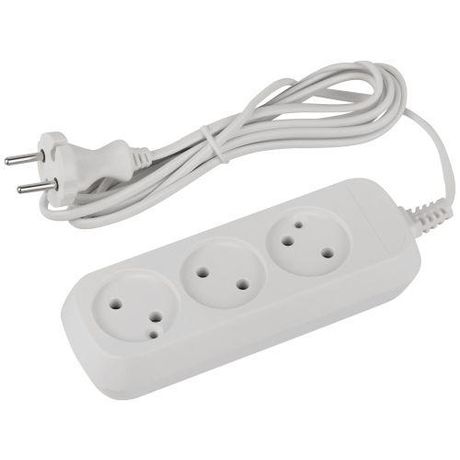 Удлинитель электрический ЭРА UDL-6-315 Greenline 3 розетки без заземления 1,5м ШВВП 2x0.75мм2 | Б0065043