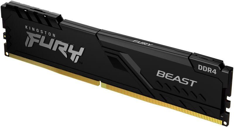 Память оперативная KF437C19BB1/16 16GB 3733MHz DDR4 CL19 DIMM 1Gx8 FURY Beast Black KINGSTON 1000632762