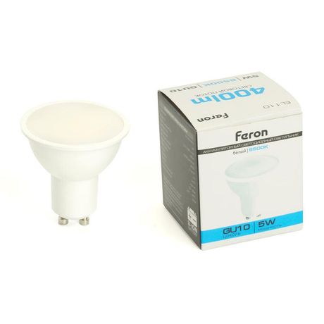 Светильник аккумуляторный, 5W GU10 AC/DC, белый, EL110 | 48982 FERON
