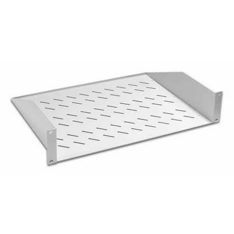 Полка консольная 19', 2U глубина 350мм, нагрузка до 25 кг, сер. DATAREX - DR-412210