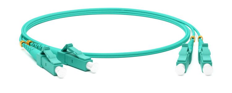 Патч-корд FC-D2-503-LC/PR-LC/PR-H-2M-LSZH-AQ волоконно-оптический (шнур) MM 50/125(OM3), LC-LC, duplex, 10G/40G, LSZH, 2 м | 34454 Hyperline
