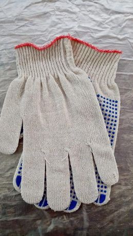 Перчатка х/б с ПВХ Люкс 42г ТОЧКА (уп.2шт) ЛЮКС-42-Т