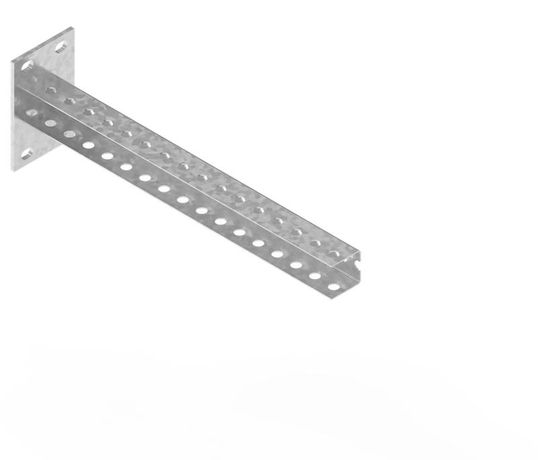 Консоль с опорой 40х40 L300 s: 3 П-образная горячий цинк - Н3115220331 СОЭМИ