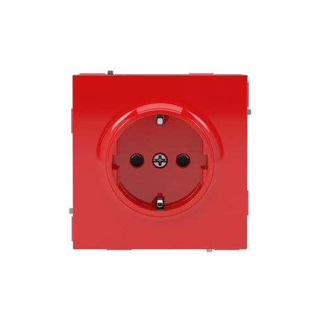 Розетка силовая KANT 2P+E защ. шторки красн. сатин DKC 7001003 ДКС DKC арт. 7001003