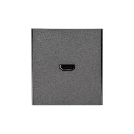 Розетка СП STRONG HDMI IP20 графит Kranz KR-78-0730-6 Kranz арт. KR-78-0730-6