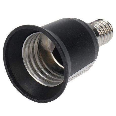 Переходник цокольный E14-E27 черный | 11-8871 Rexant MEET