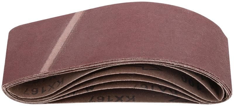 Лента шлифовальная бесконечные водостойкие на тканевой основе (уп.5шт) 75х457мм Р 100 FIT 39685 РОС