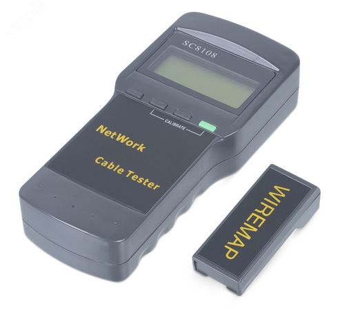 Тестер для витой пары c LCD дисплеем - CT-LCD-RJ45 Cabeus 7924c