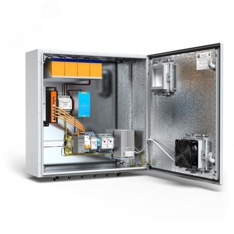 Узел коммутационный 8хPoE, AC/DC 230/48-55В, 480Вт, IP66, 600х600х210 мм - ВУК-68-РоЕ+ Р2 В1 У11 У81 Тахион 58029