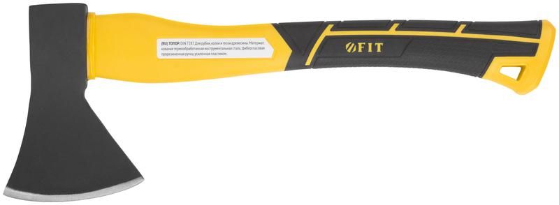 Топор кованая усиленная сталь, фиберглассовая ручка 600 гр. - 46231 РОС