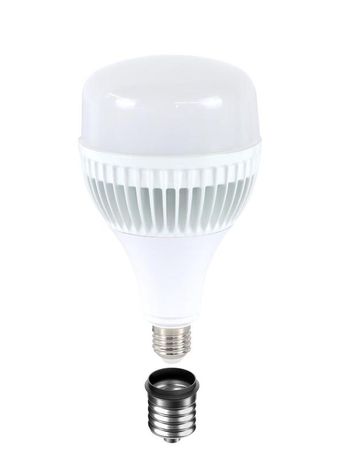 Лампа светодиодная LED 150Вт 220В Е27 с переходником в комплекте на Е40 6500K дневной 13200 лм - KHWLED150WE2765 Космос