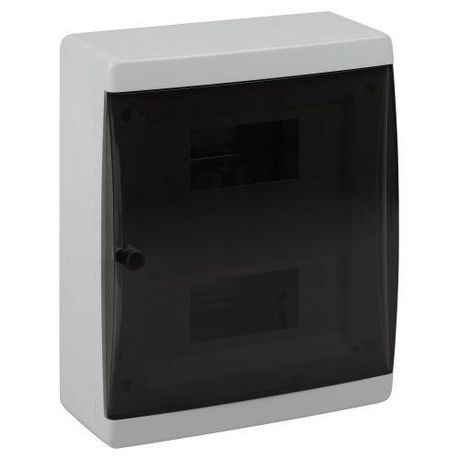 Корпус пластиковый навесной ЩРН-П-18 IP41 прозрачная крышка белый COMFORT - Б0067239 ЭРА