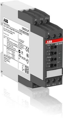 Реле контроля 1-ф.CM-ESS.2S(3-30В 6-60В 30-300В 60-600 AC/DC) 24-240В AC/DC 2ПК | 1SVR730830R0400 ABB