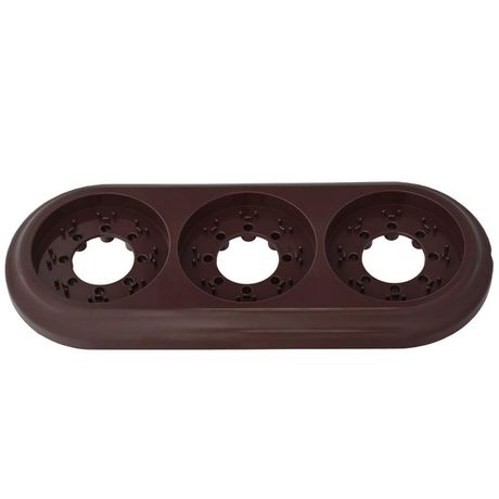 Рамка 3-м РЕТРО Bylectrica ЮЛИГ.735212.472 шоколад