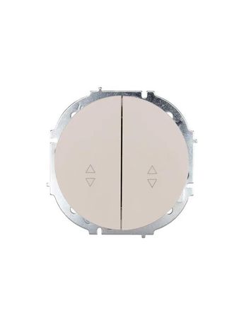 Выключатель проходной 2-кл. СП OSEN 10А IP20 механизм сл. кость LEZARD 743-9088-106