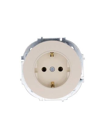 Розетка 1-м OSEN IP20 16А с заземл. ПБТ механизм сл. кость LEZARD 743-9088-122B