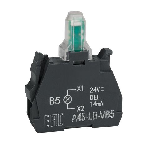 Световой блок OptiSignal D22 A45-LB-VB5 желтый 24VACDC ZBVB5 |332204| КЭАЗ