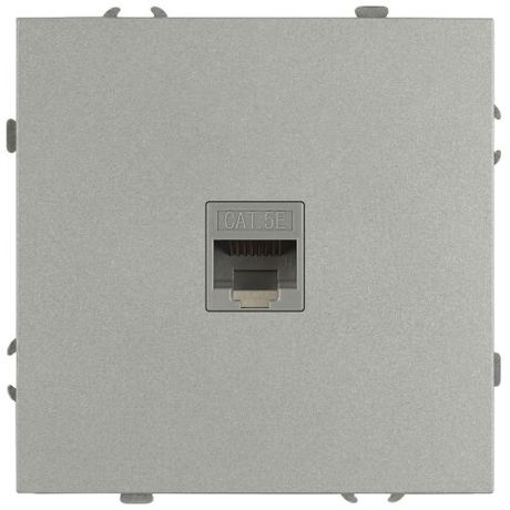 Розетка информационная 1-м RJ45 СП 16А IP20 250В Galaxy алюм. MC Б0070739 MC арт. Б0070739