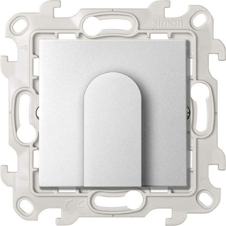 Вывод кабеля цвета алюминий S24 Harmonie | 2410801-033 Simon