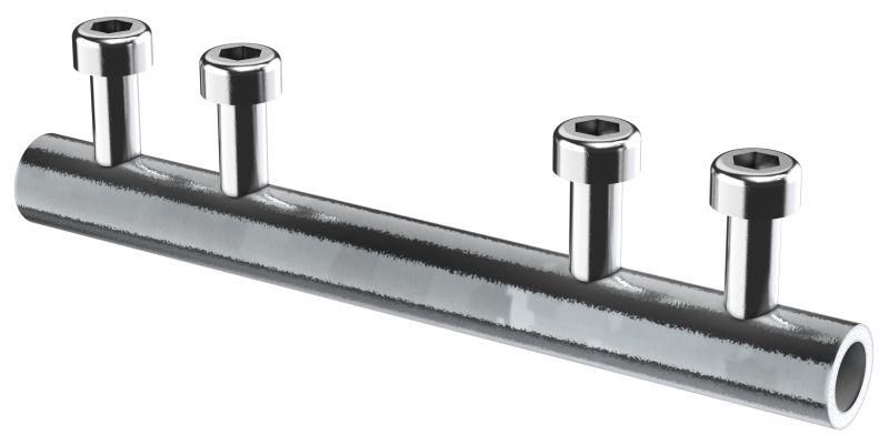 Зажим соединительный прямой пруток-пруток 16мм оцинкованная сталь IEK - ZCC86-11-1-016