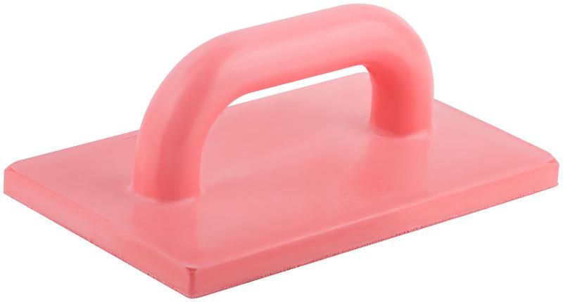 Терка облегченная 140х230мм полиуретан. красн. КУРС 05452