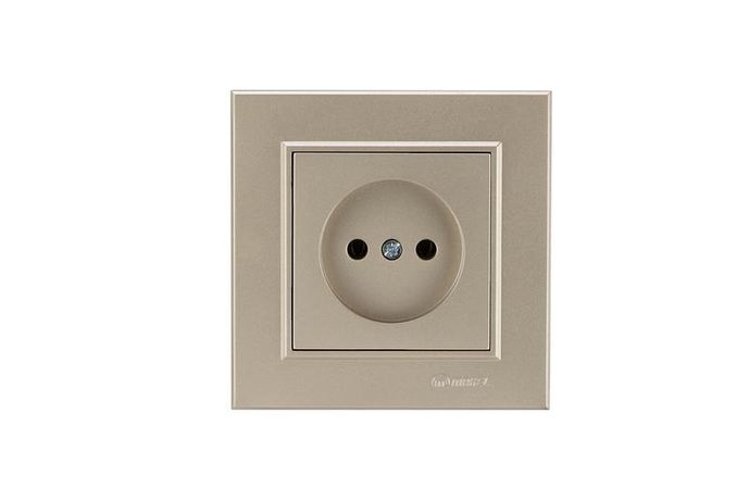 Розетка б/з СП Karea 16А IP20 латунь керамика Makel 56057002