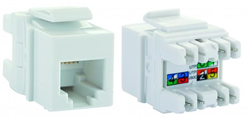 Модуль UTP категория 3 keystone, черный, | 16B-U3-12BL Eurolan