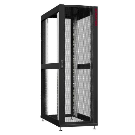 Шкаф серверный 24U 800х1200 передняя дверь: одностворчатая перфорированная IP20. задняя без. боковые панели: цвет: черный RAL9005 - NS 8224.9300 SYSMATRIX