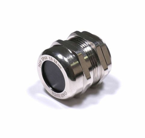 Кабельный ввод М 25 латунный УТ1,5 IP68 (d кабеля 13-18мм) | zeta30118 ГОФРОМАТИК ЗЭТА