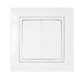 Выключатель 2-кл. СП 10А бел. Bylectrica С5 10-877