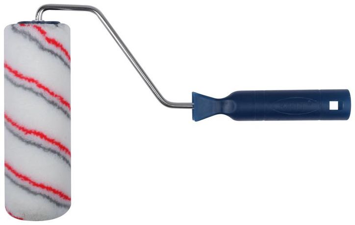 Валик полиакриловый со спиральными полосами каркасн.сист. диам.40/64мм ворс 12мм 180мм бел. FIT 02111 РОС