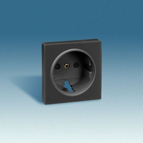 Накладка розетки Simon82 с заземл. граф. 82041-38