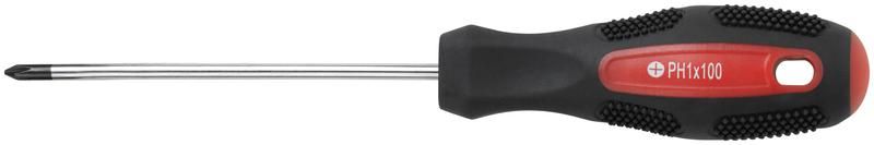 Отвертка "Мастер" 4х100мм РН1 CrV сталь прорезиненная ручка КУРС 53772