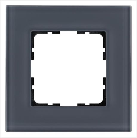 Рамка 1-м G-Glass стекло маренго Jasmart G1001GC