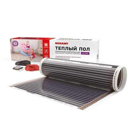 Пленочный теплый пол Ultra RXM 220, площадь 4 кв м, 0.5х8 880 Вт, REXANT - 51-0507-4 MEET