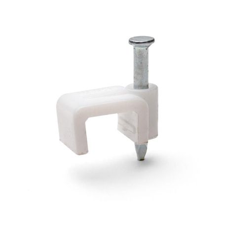 Скоба пластиковая СПП 8 (50шт) | 103942 Fortisflex КВТ Fortisflex арт. 103942