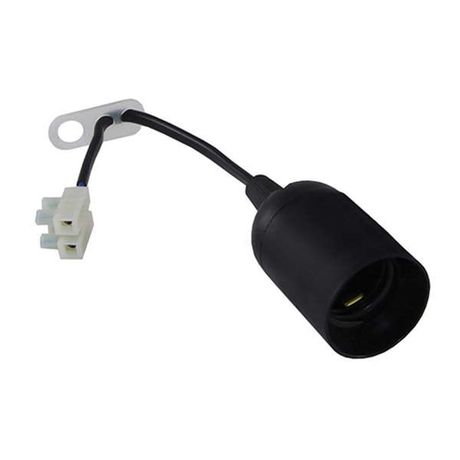 Патрон подвесной термопластик с клеммной колодкой Е27 4А 250В черный - 1352 Союз