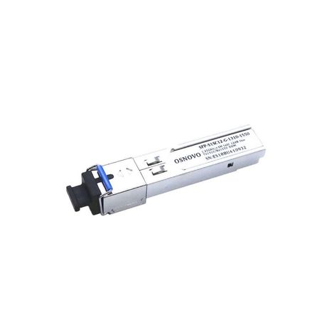 Модуль SFP SC 125 Гбит/сек до 3км Tx:1310/Rx:1550 DDM SFP-S1SC12-G-1310-1550 OSNOVO 1000634335