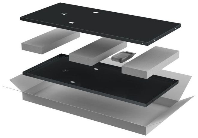 Комплект стенок боковых 800мм для шкафа 24U черн. LINEA N ITK LN05-24UX8-X IEK