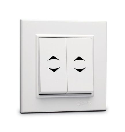 Переключатель 2-кл. СП Karea 10А IP20 бел. Makel 56001026