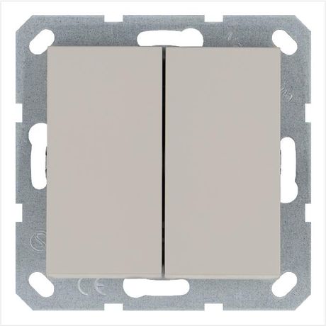 Переключатель перекрестный 2-кл. 10А IP20 механизм тауп Jasmart G3014T