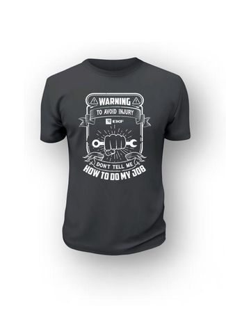 Футболка "Avoid injury" M черн. EKF 78962